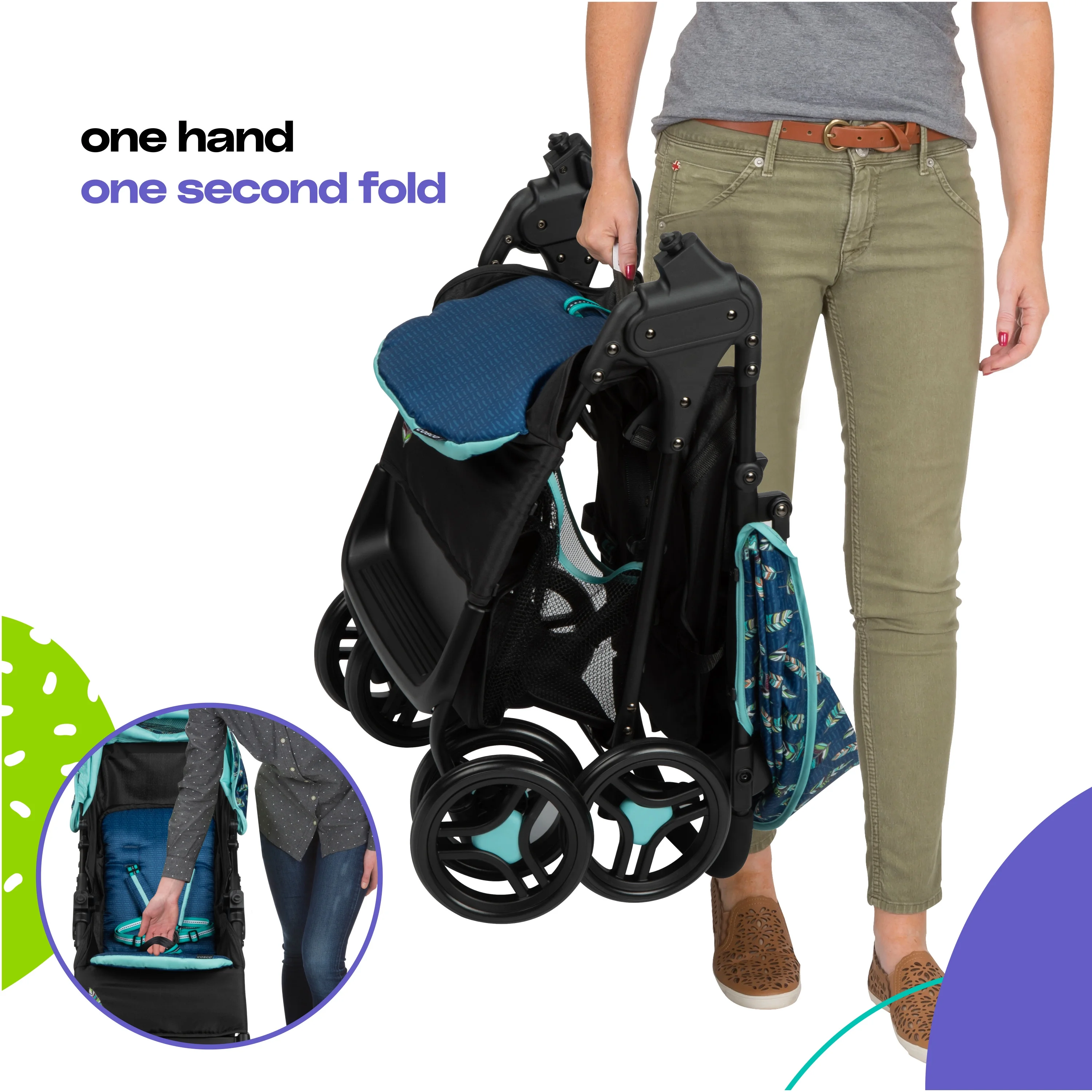 2026 Cosco Kids Lift & Stroll DX Travel System, Gray Arrows, Toddler, Unisex