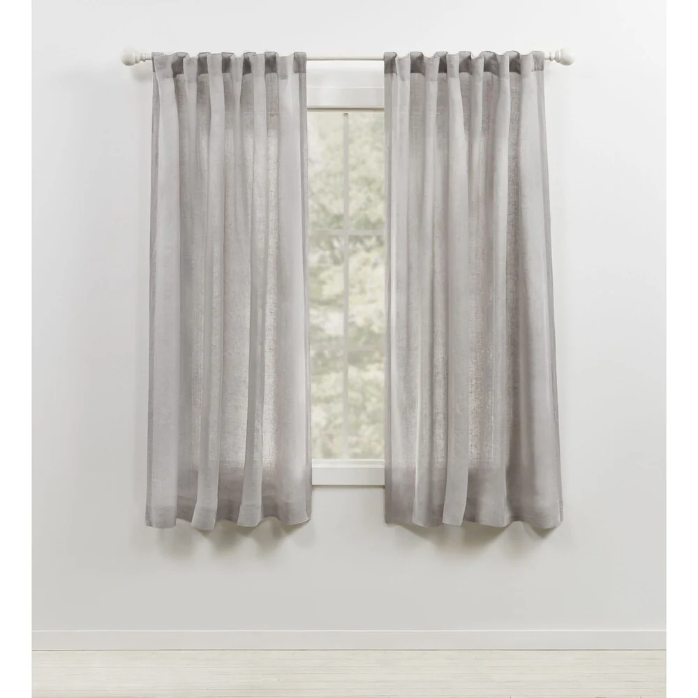 Lauren Ralph Lauren Engel Sheer Back Tab/Rod Pocket Curtain Panel