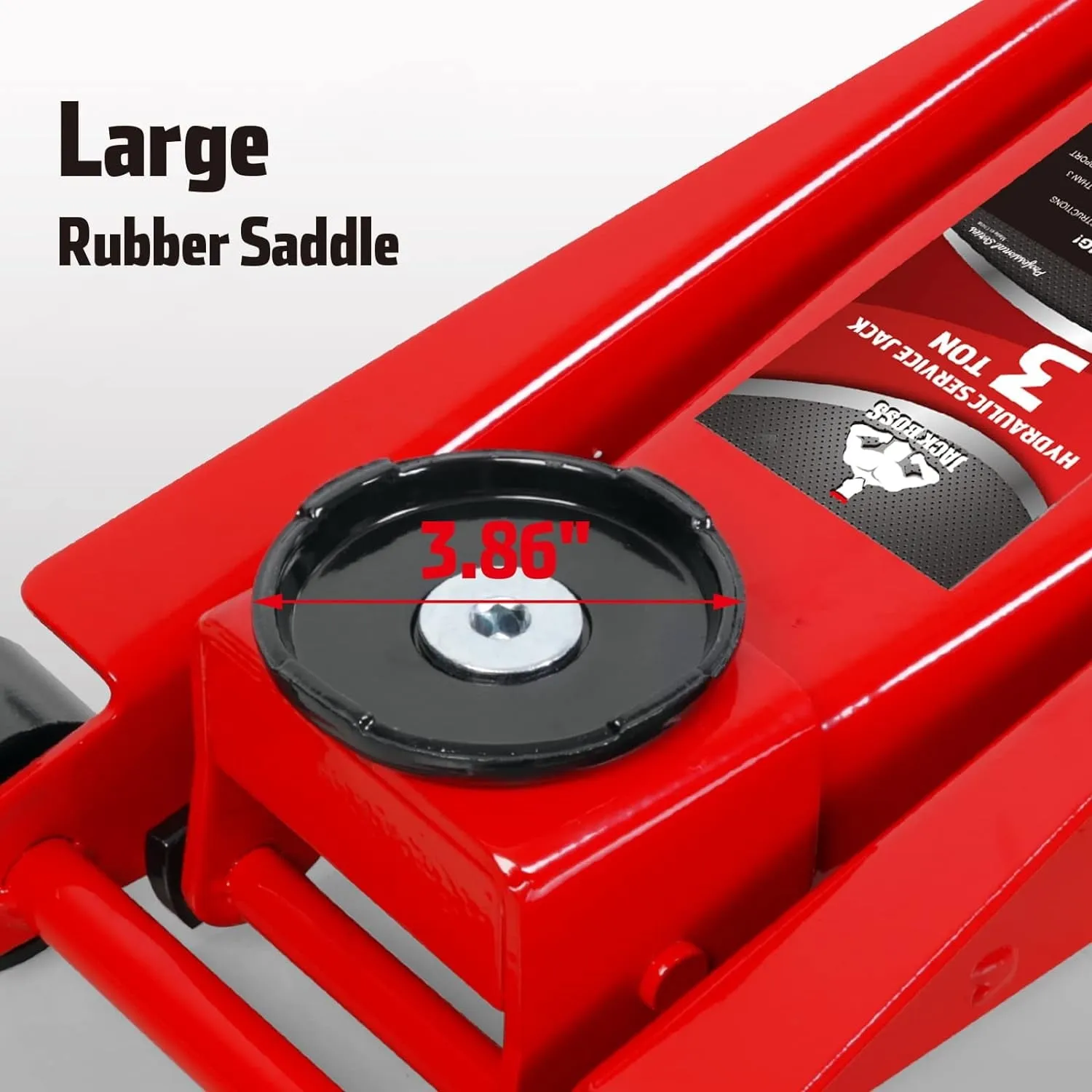 2026 3 Ton Hydraulic Floor Jack with Quick Lift Pump Car Jack, (6,000 lb) Capacity,Red,W83025