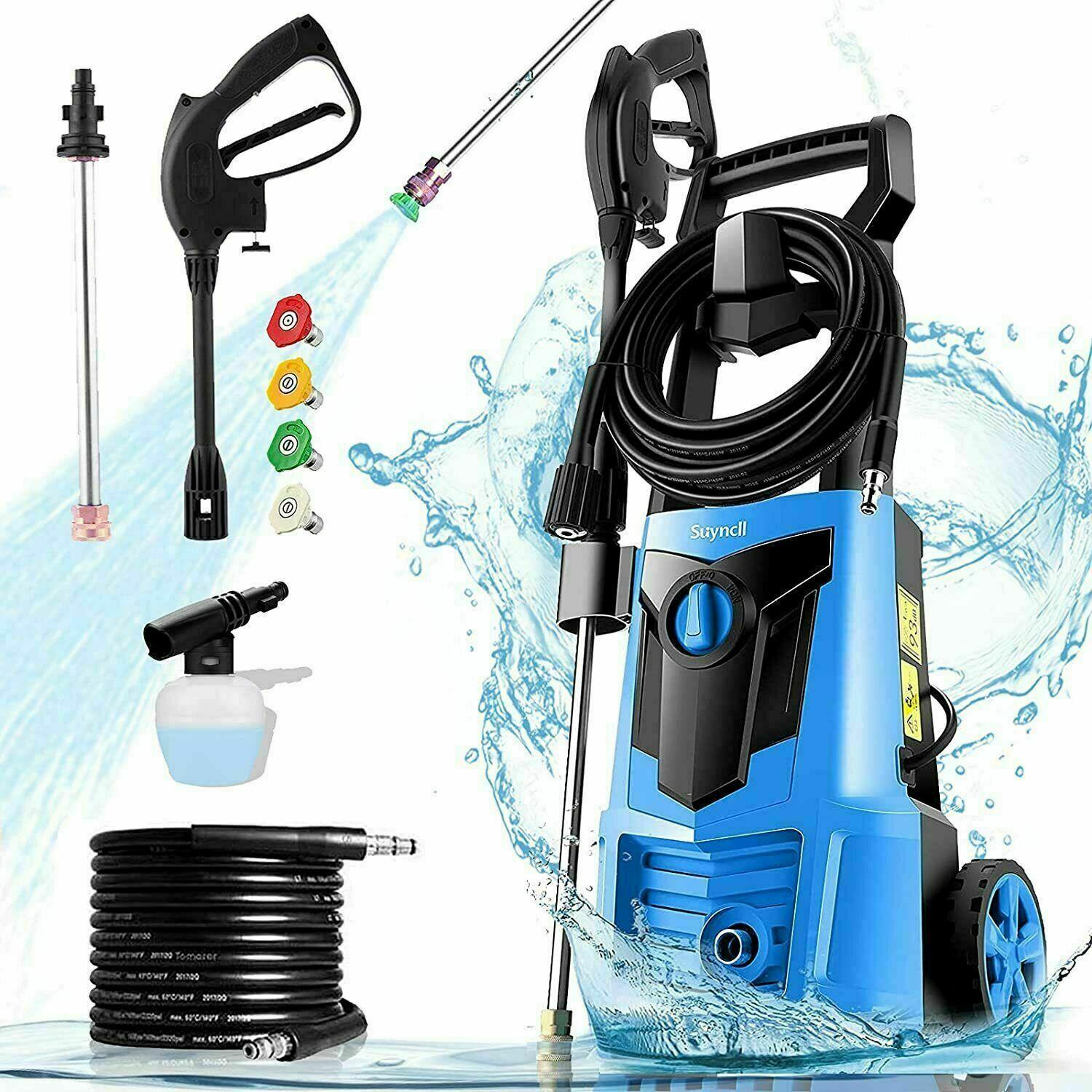 2026 Suyncll Electric Pressure Washer 3000PSI, 2.4GPM High Power Washer Cleaner NEW