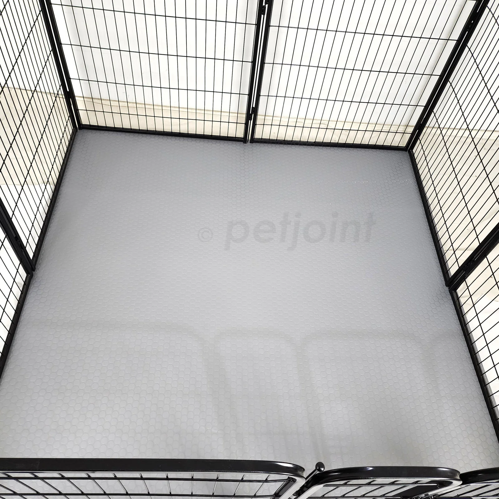 Heavyduty Pet PlayPen Plus Grey PVC Floor Mat 1.6m x 1.6m
