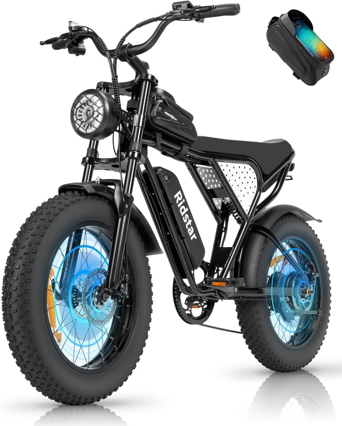 Electric Bike Q20, 2000W, 52V, 30-180 Miles