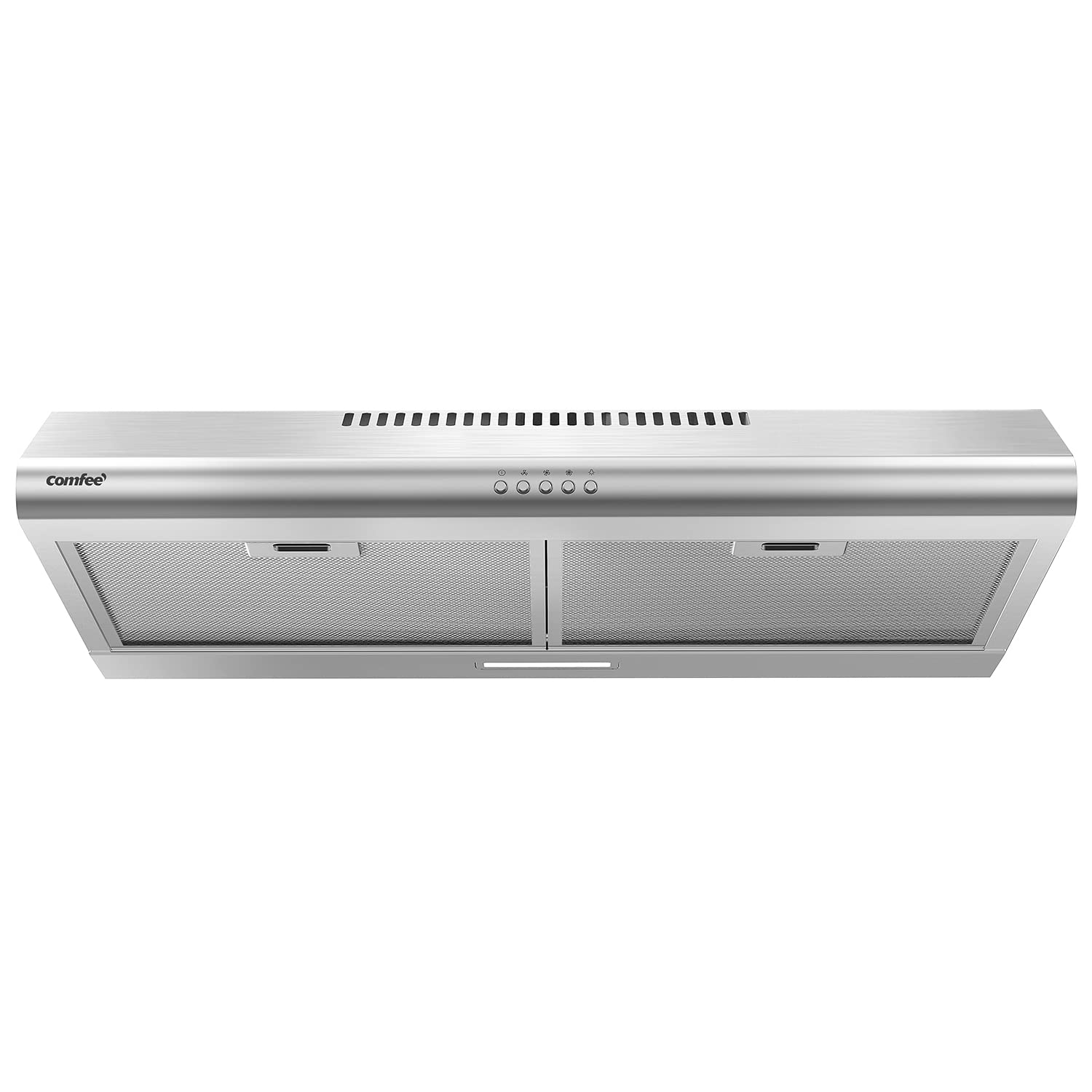 30 inch Under Cabinet Ducted/Ductless Convertible Slim Vent Durable Stainless Steel Kitchen Reusable Filter
