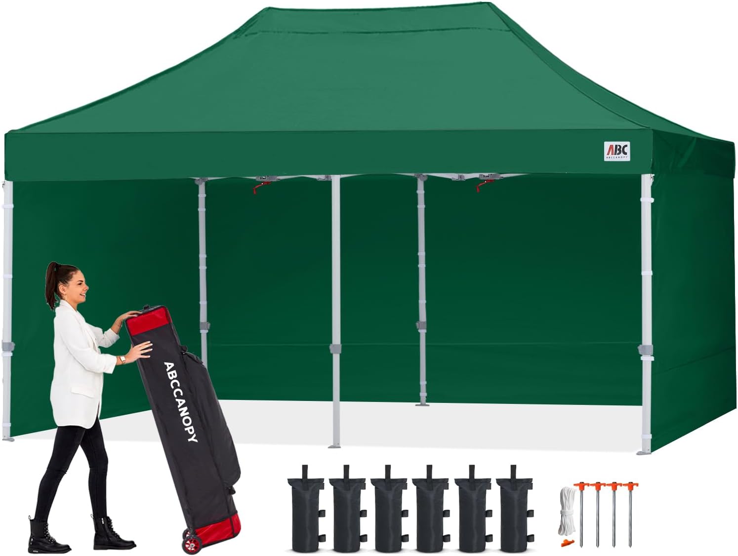 Easy Pop Up Canopy Tent 10×10 with Sidewalls