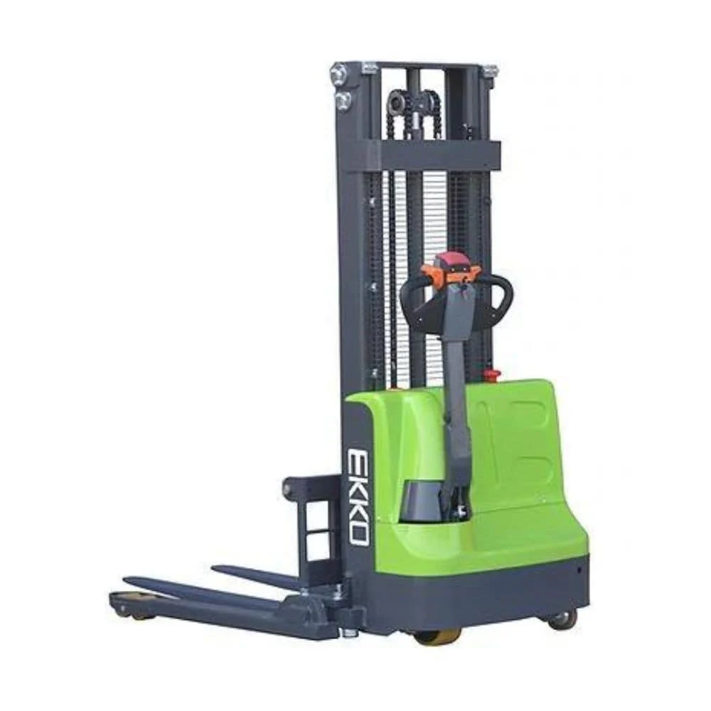 2026 EKKO EB12E-98Li Lithium Straddle Stacker - 2640lb Capacity