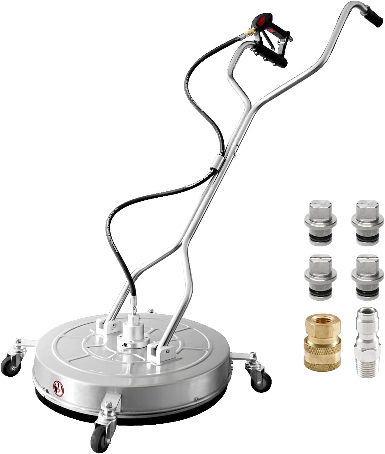 24′′ Pressure Washer Surface Cleaner with Wheels