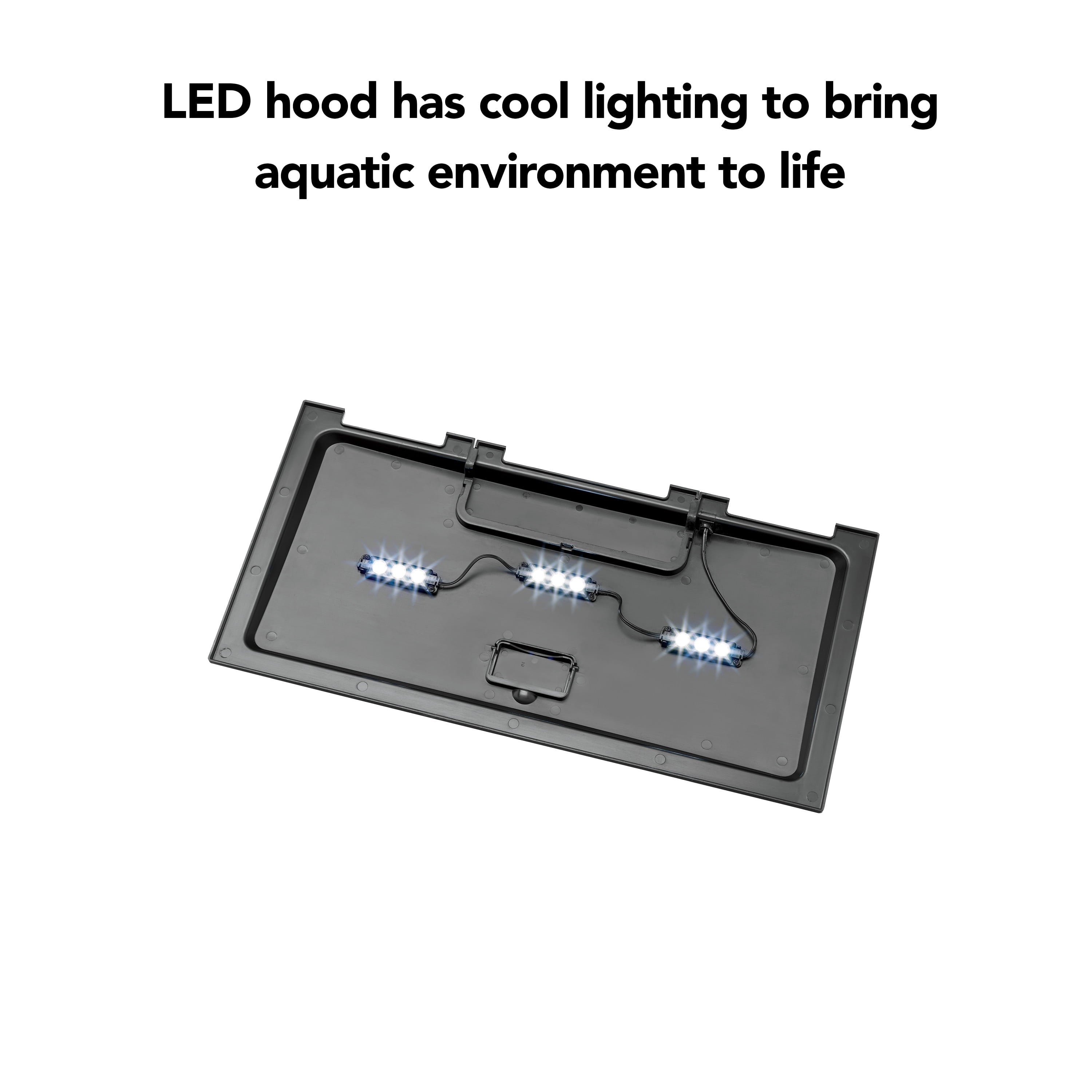 Aqueon Aquarium Starter Kit 10 Gallon Glass Fish Tank LED Lighting Filter and Heater