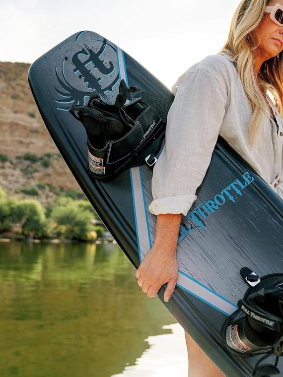 Extreme Wakeboard Kit (Black/Blue, 55.1 x 21.6-Inch/ 140cm x 42cm) – Wakeboard Kit