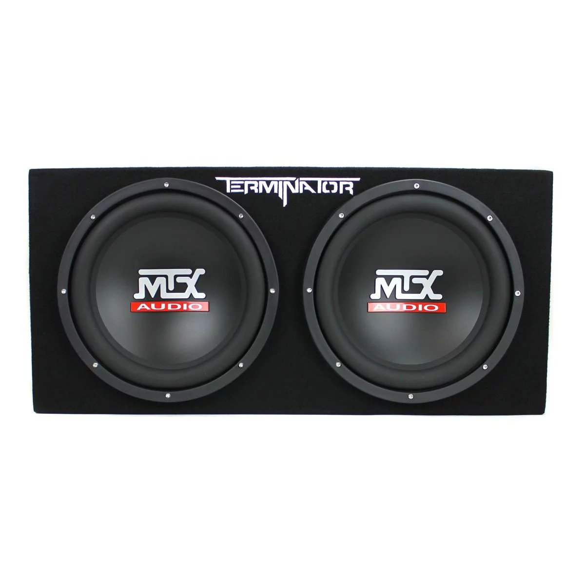 2026 MTX TNE212D 12-Inch 1200-Watt Car Audio Dual Loaded Subwoofer Enclosure (4 Pack)