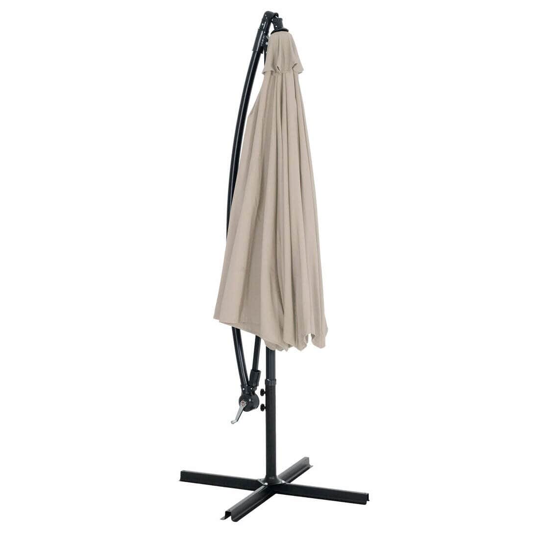 3m Round Banana Parasol Large Cantilever Garden Shade