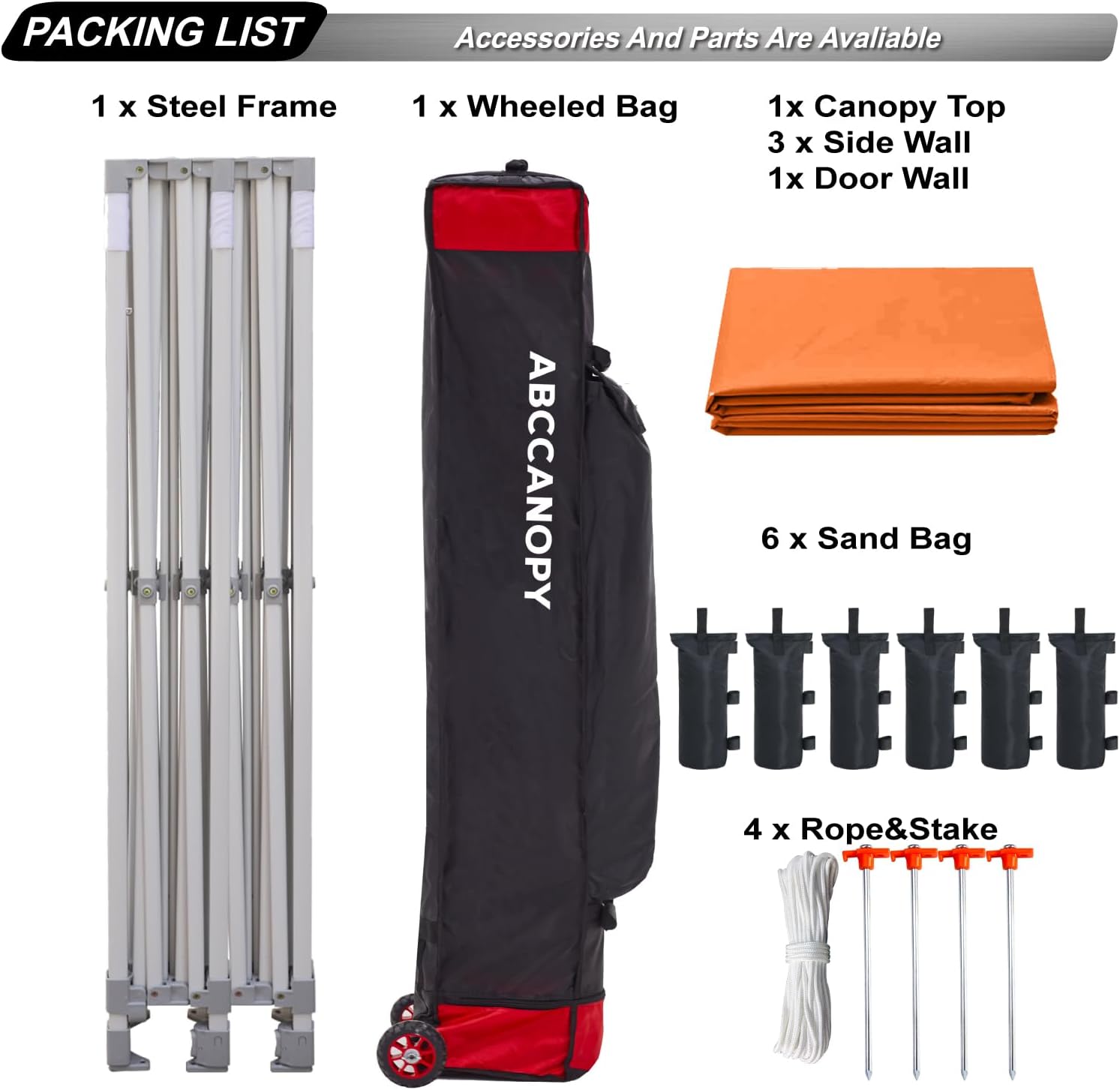 Easy Pop Up Canopy Tent 10×10 with Sidewalls