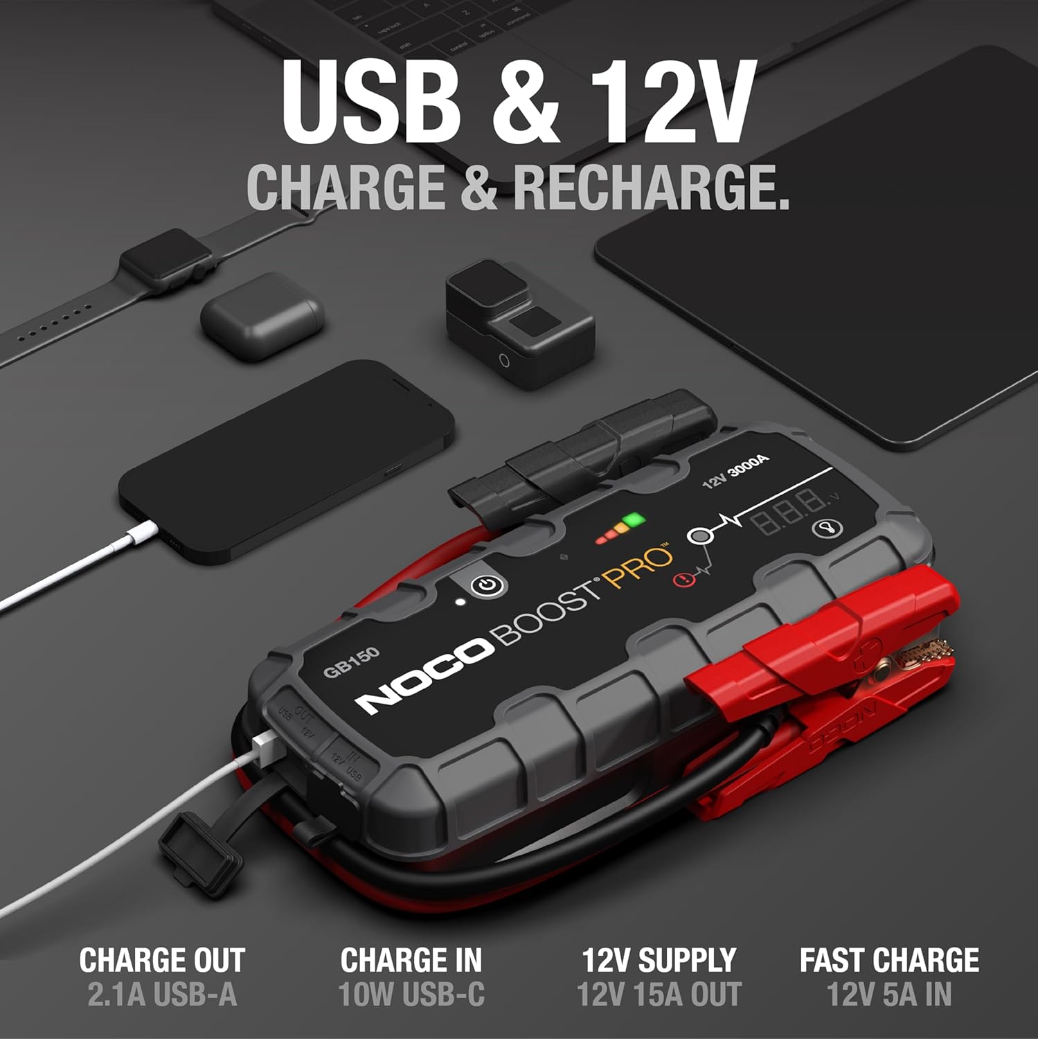 Boost Gb150: 3000A Jump Starter & Power Bank