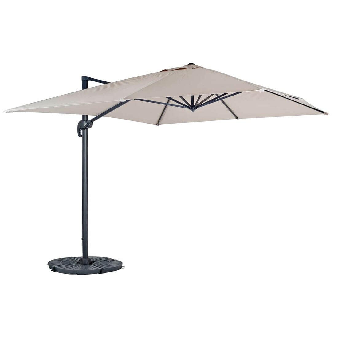 3 x 4m Roma Rectangle Parasol Large Cantilever Garden Shade