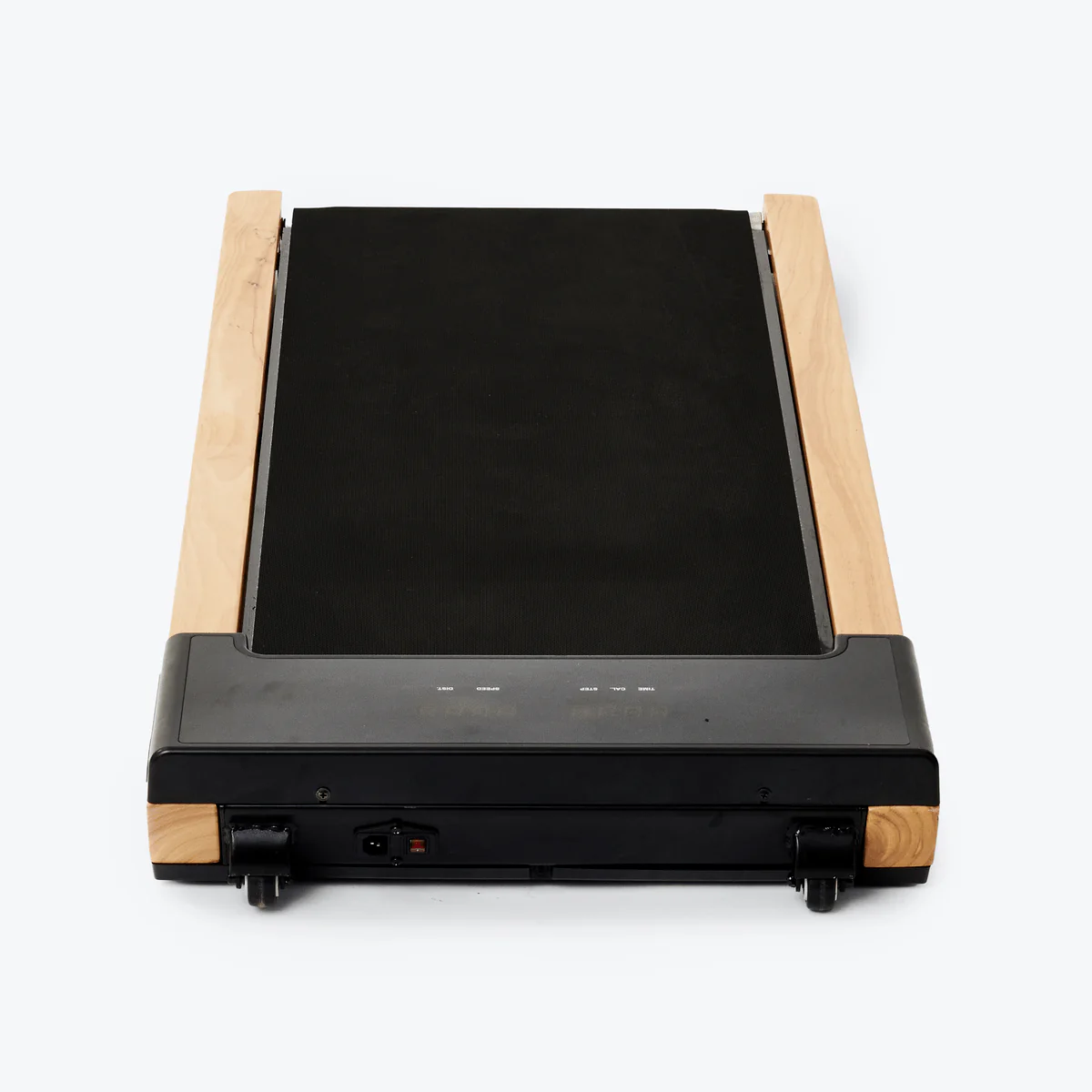 Elegant Wooden Under Desk Walking Pad – Compact, Quiet 2.25 HP Motor, 12 Workout Programs, Bluetooth & Remote Control