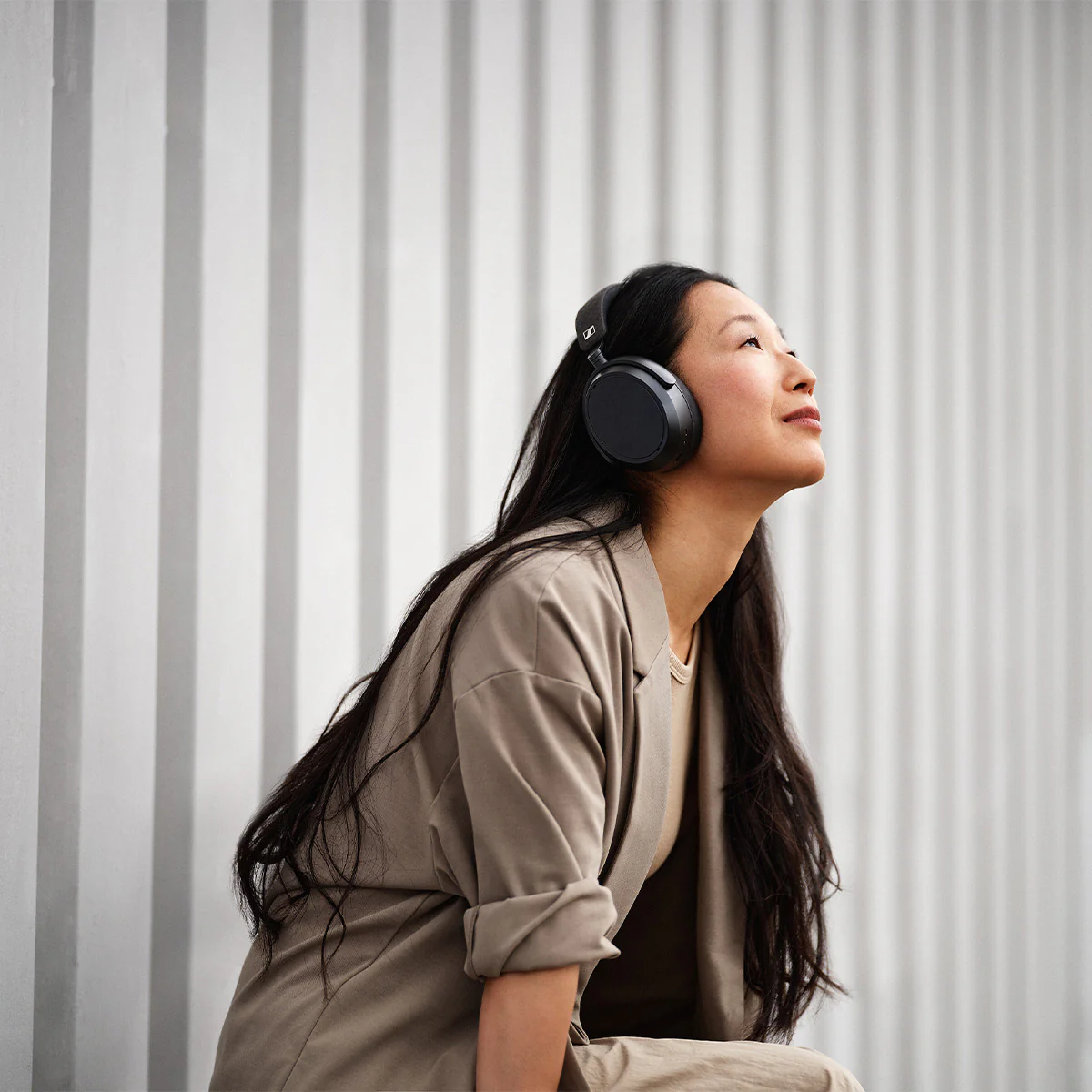 2026 Sennheiser MOMENTUM 4 Wireless Bluetooth Over-Ear Headphones with Adaptive Noise Cancellation (Black)