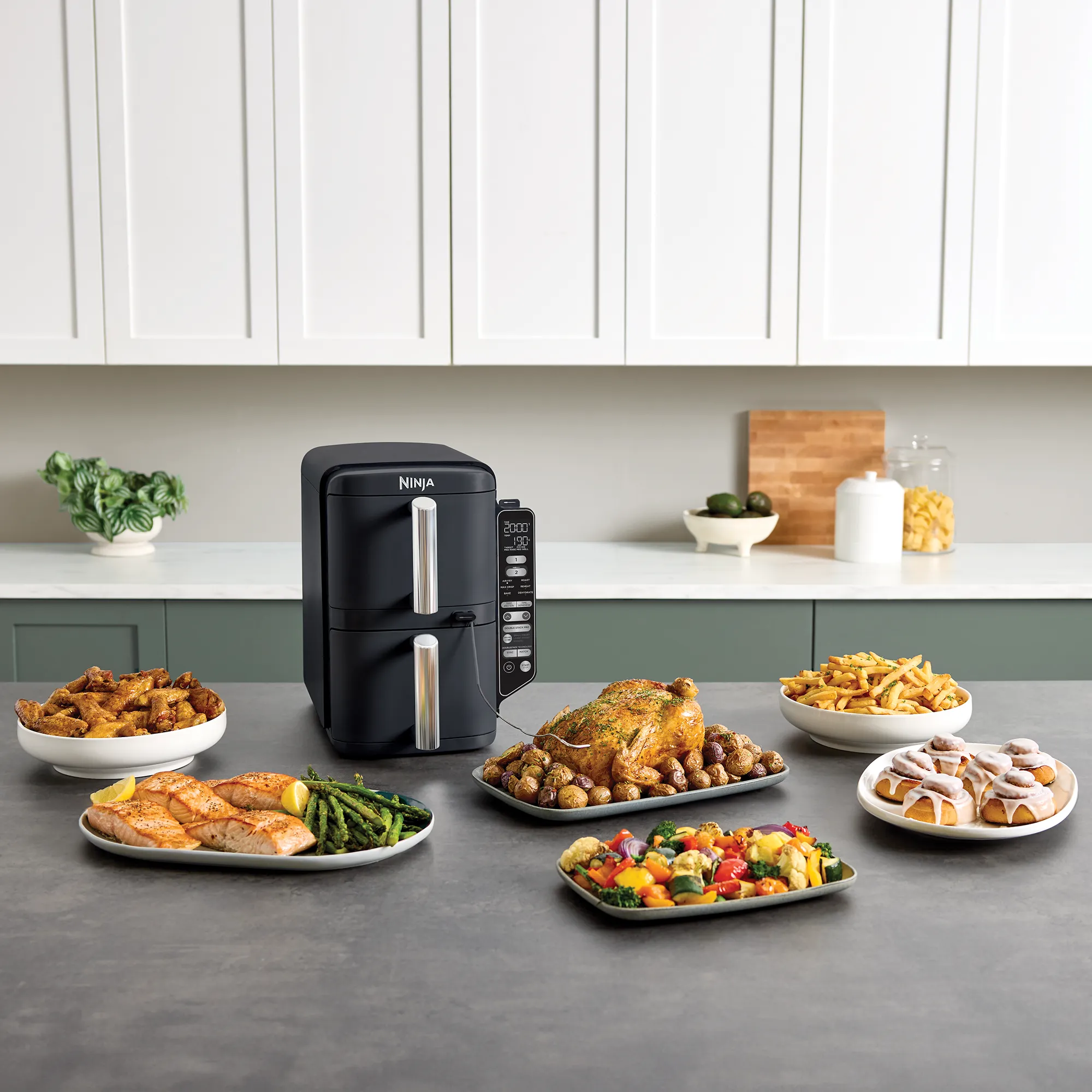 2026 Ninja DoubleStack XXXL Smart 9.5L 2 Drawer Air Fryer