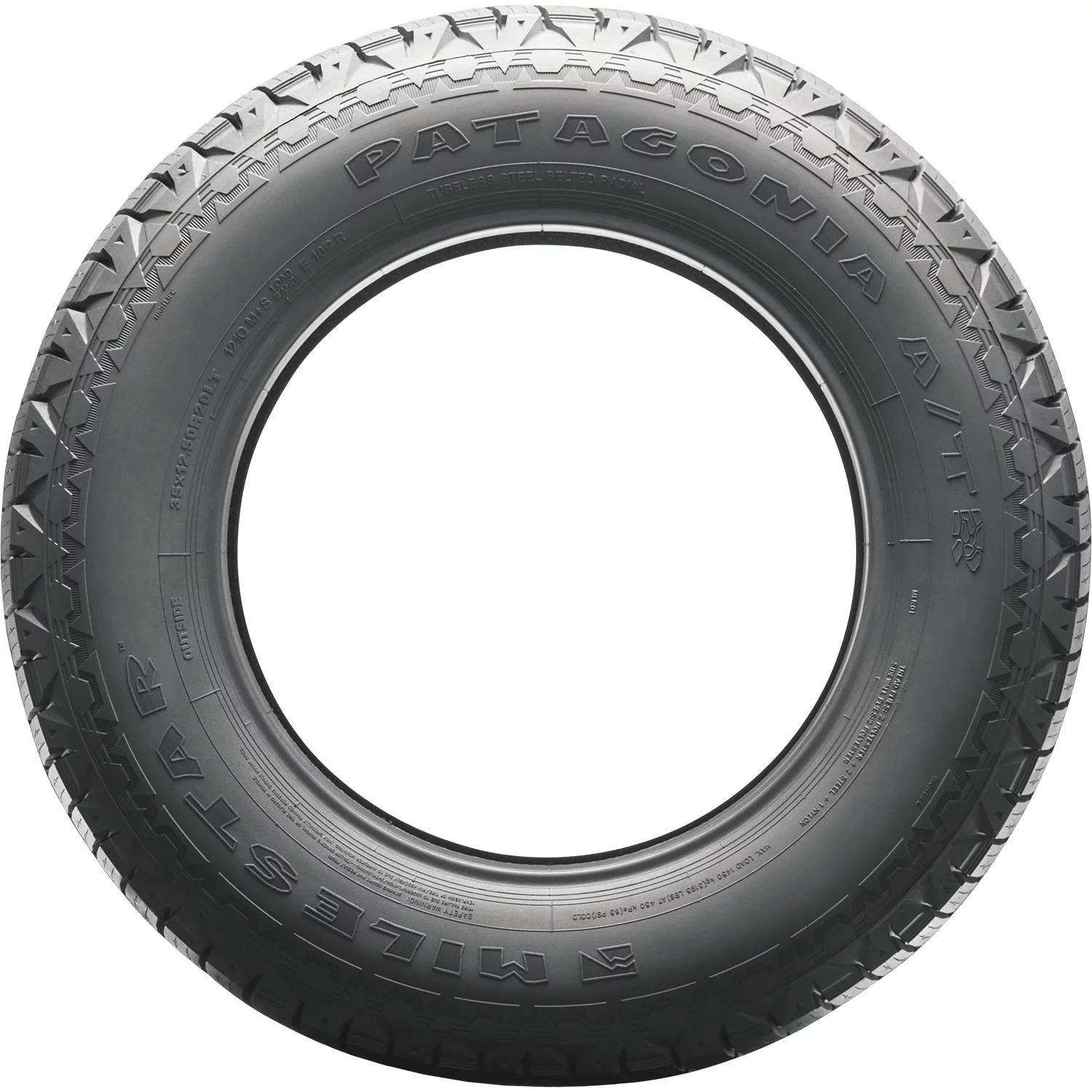 Milestar Patagonia A/T R All Terrain LT265/70R17 123/120S E Light Truck Tire