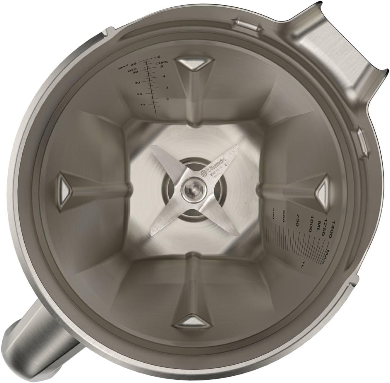 48-Ounce Stainless Steel Blending Container – BPA-Free