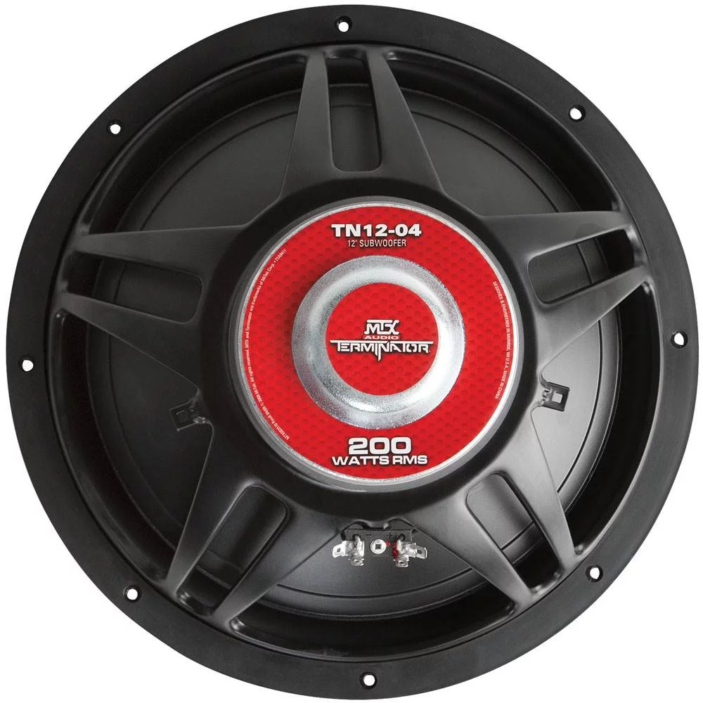 MTX TN12-04 12 inch 400 Watt Sub Woofer Car Audio Power Bass Subwoofer