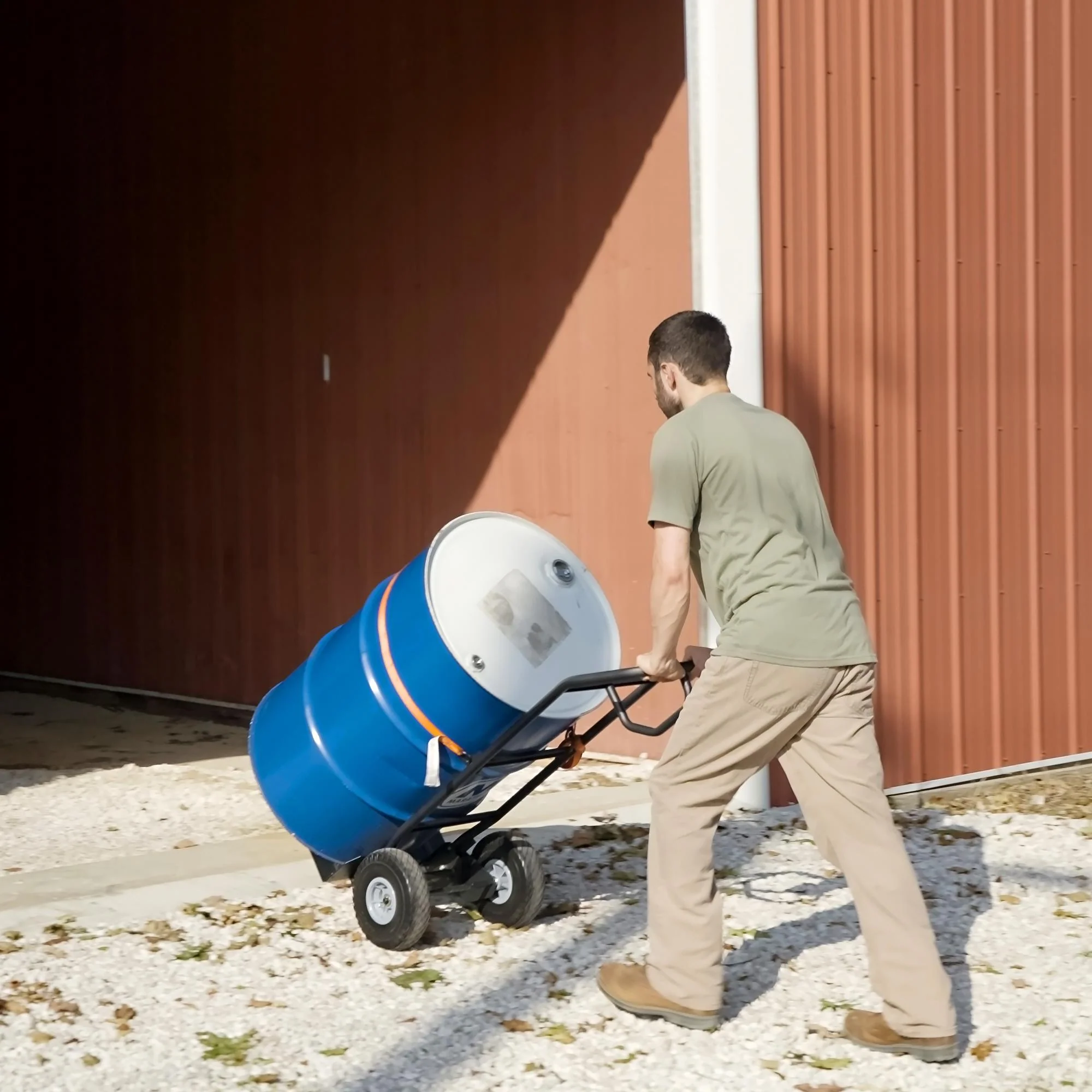 COSCO Load Assist Hand Truck with P Handle and Flat Free Wheels, 800lb capacity