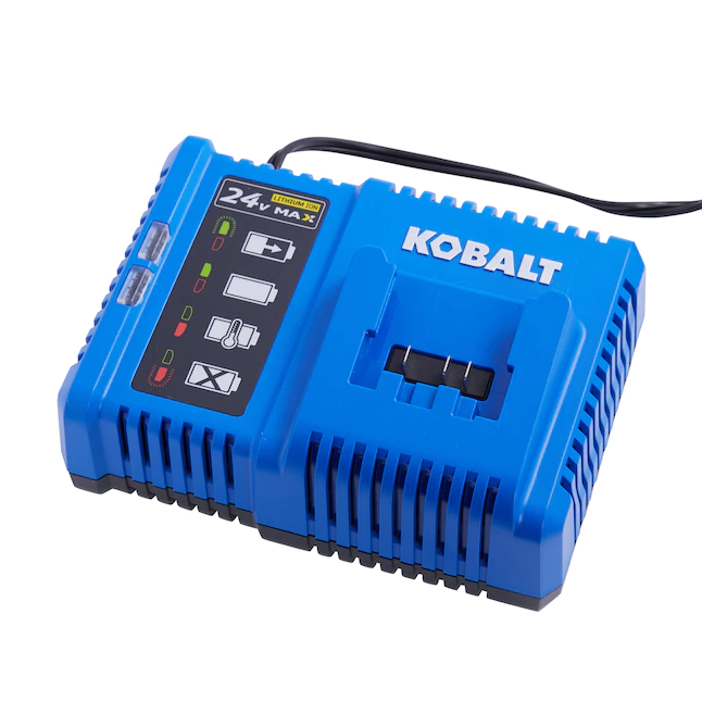 Kobalt KBCD 2424-03 24-Volt Max 2-Pack 4 Amp-Hour Lithium Power Tool Battery Kit (Charger Included)?? Last Day For Clearance