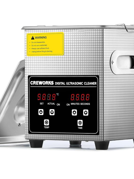 30L Large Ultrasonic Cleaner, Total 1400W Professional Industrial Auto Cleaning Machine for Carburetor Tools Parts Instrument, 40kHz Digital Sonic Cavitation Cleaner with Heater & Timer – 2L