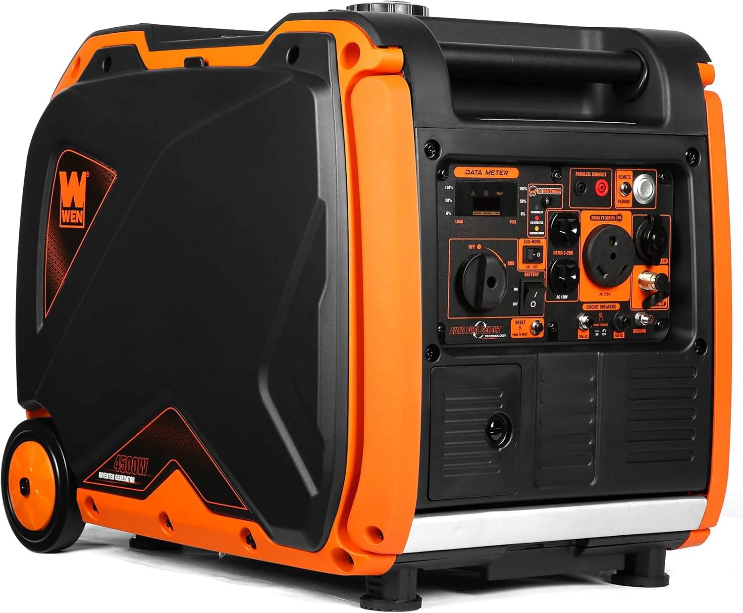 Quiet 6800-Watt Dual Fuel RV-Ready Electric Start Portable Inverter Generator with Fuel Shut Off and CO Watchdog for Electric Vehicle Backup (DF680iX)