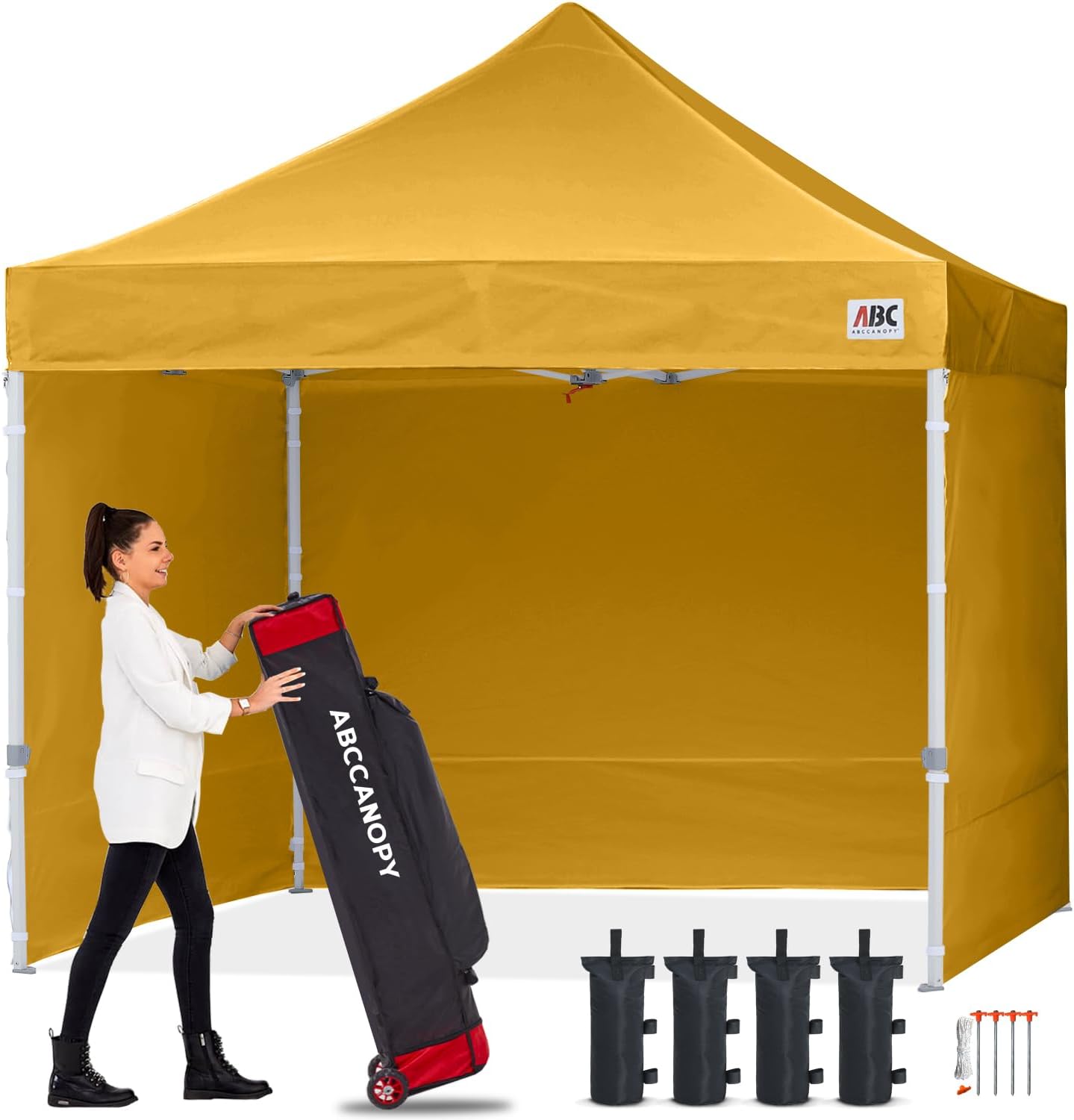 Easy Pop Up Canopy Tent 10×10 with Sidewalls
