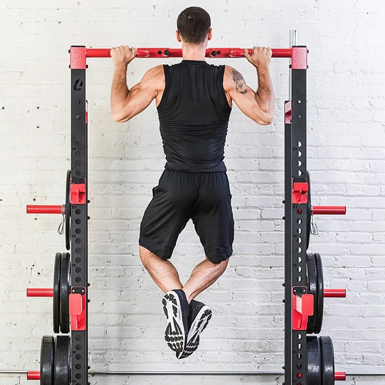 2026 Lifeline Fitness C1 Pro Half Rack Exercise Power Cage