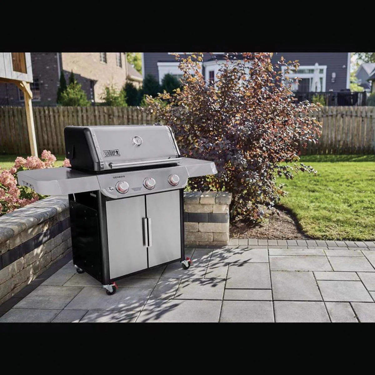 2026 Weber Genesis S-315 Stainless Steel Liquid Propane Grill – 3 Burners with PureBlu Burner System, 7mm Stainless Steel Grates, Flavorizer Bars & 641 Sq. In. Total Cooking Area