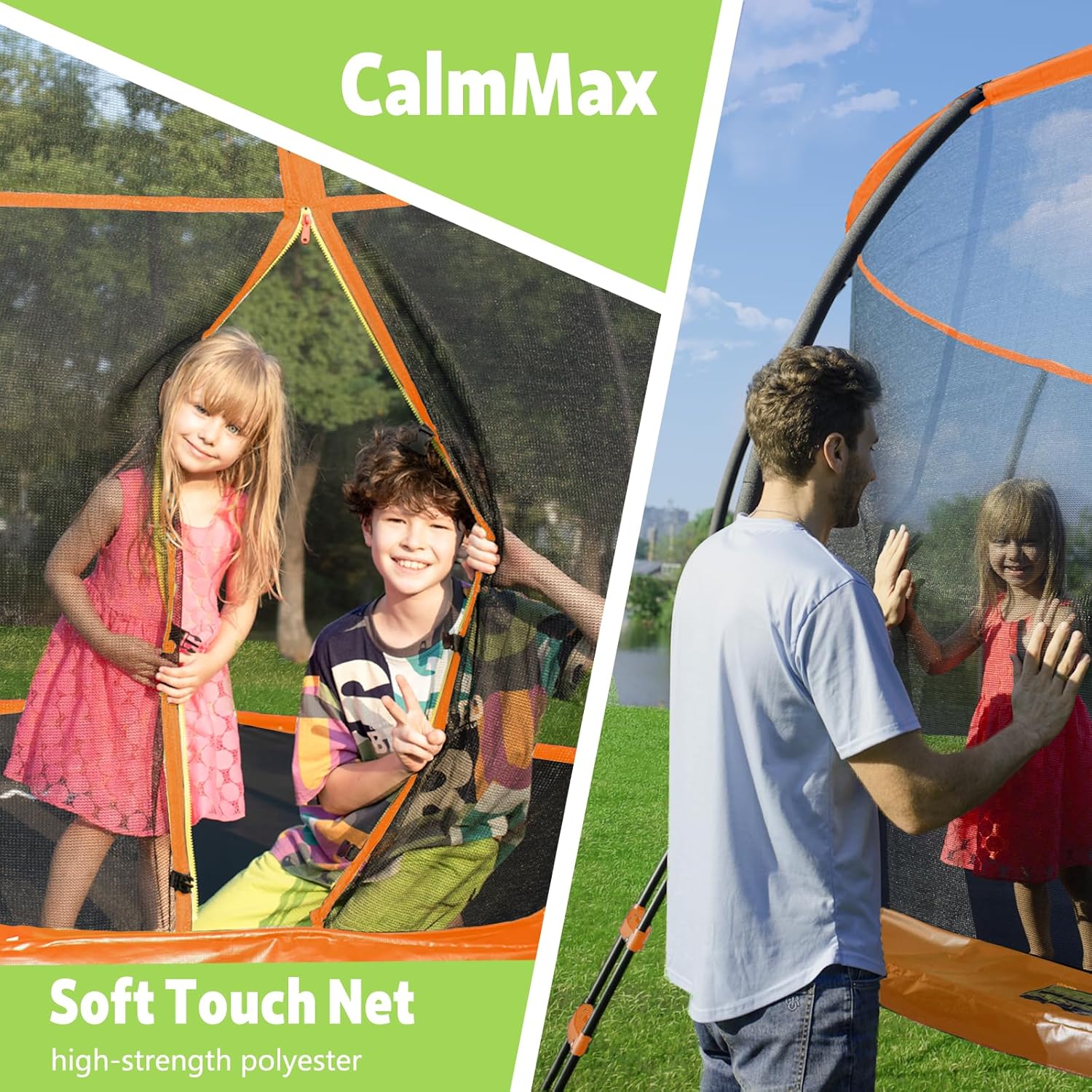 14Ft Trampoline with Safety Enclosure & Ladder