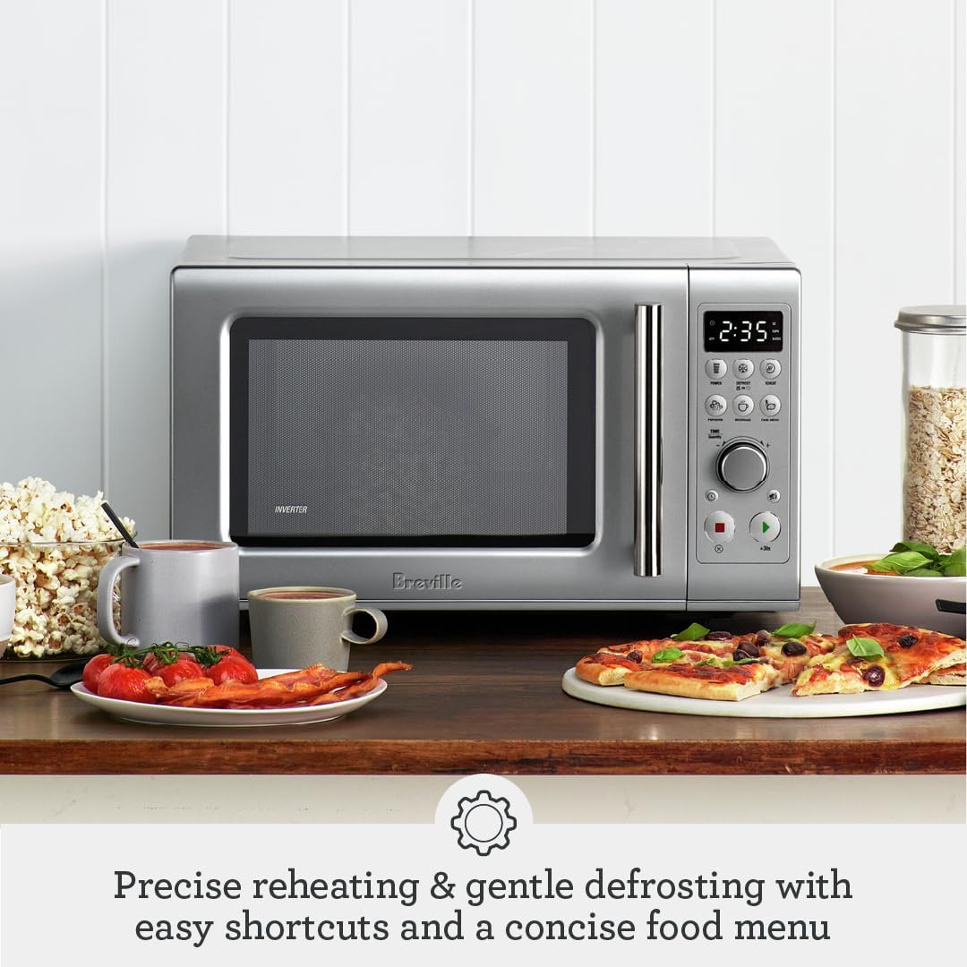 Compact Soft Close Microwave Oven