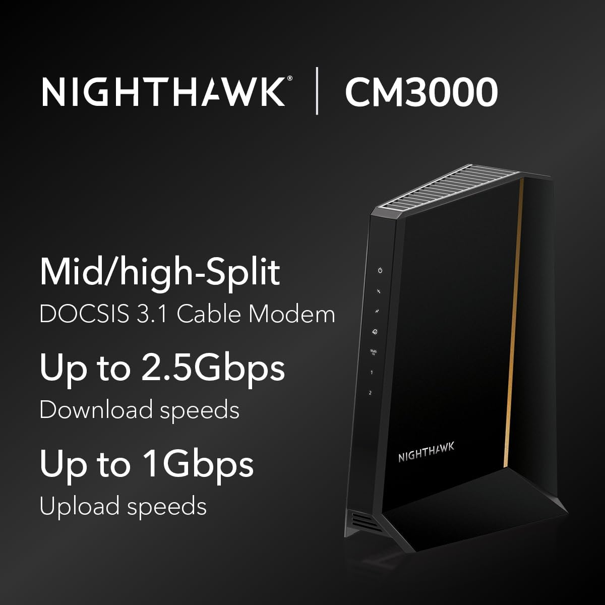 3.1 Cable Modem for 2.5Gbps Speeds