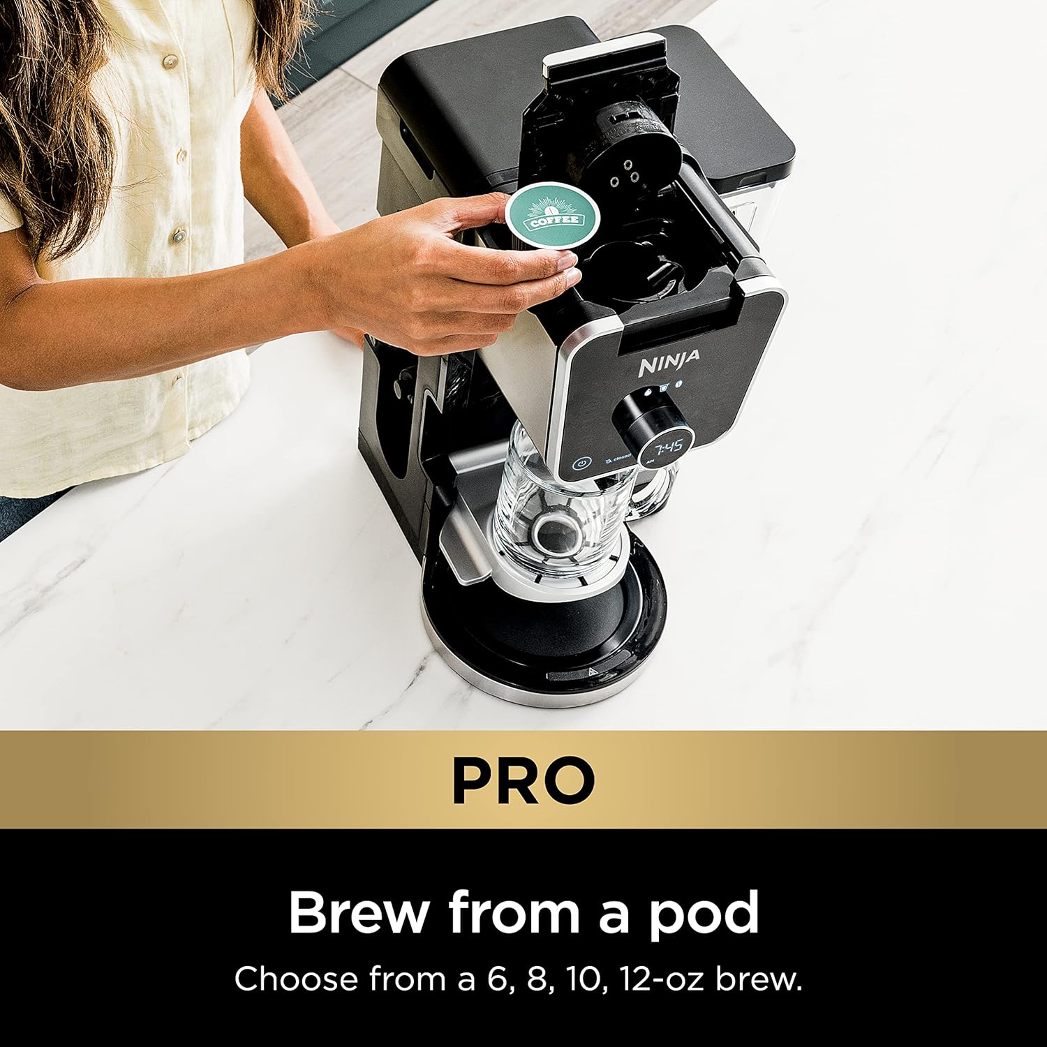 Drip Coffee Maker DualBrew Pro K-Cup Combo 12 Cup