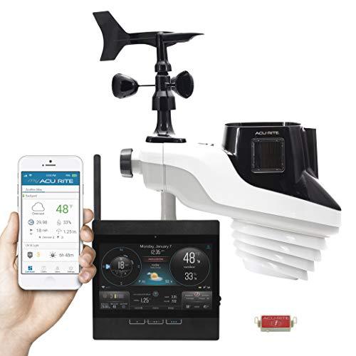 2026 AcuRite Atlas Weather Station with Direct to Wi-Fi Display and Lightning Detection, Black