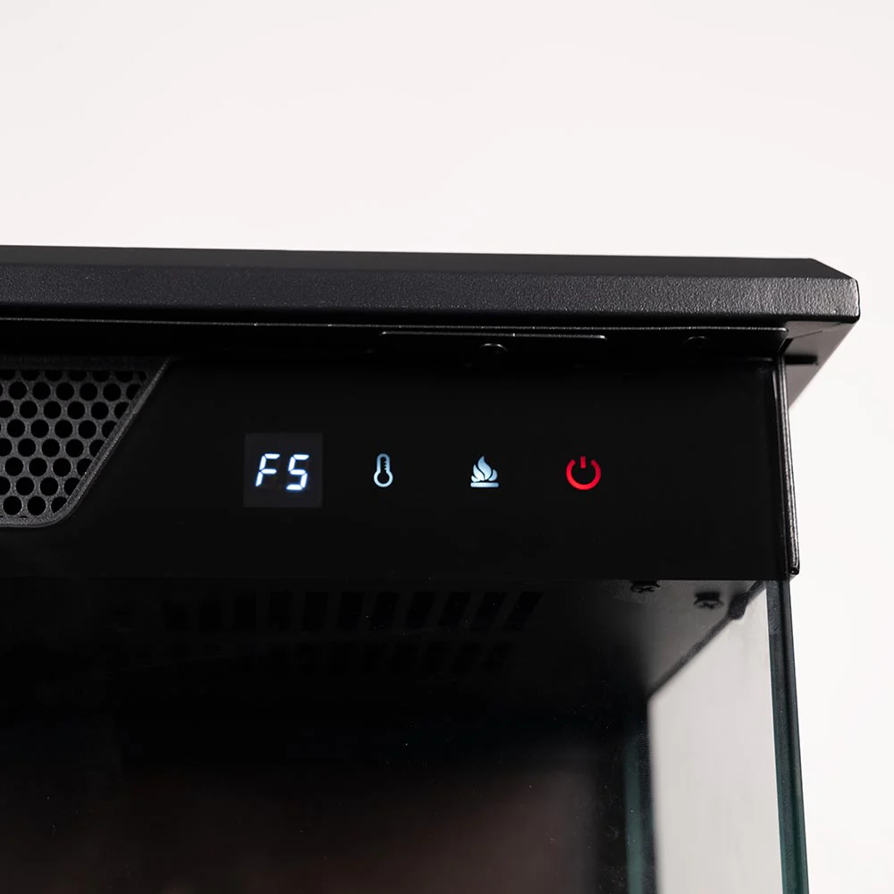 2026 Modern Ember Smart 3-Sided Black Electric Fireplace Stove Heater