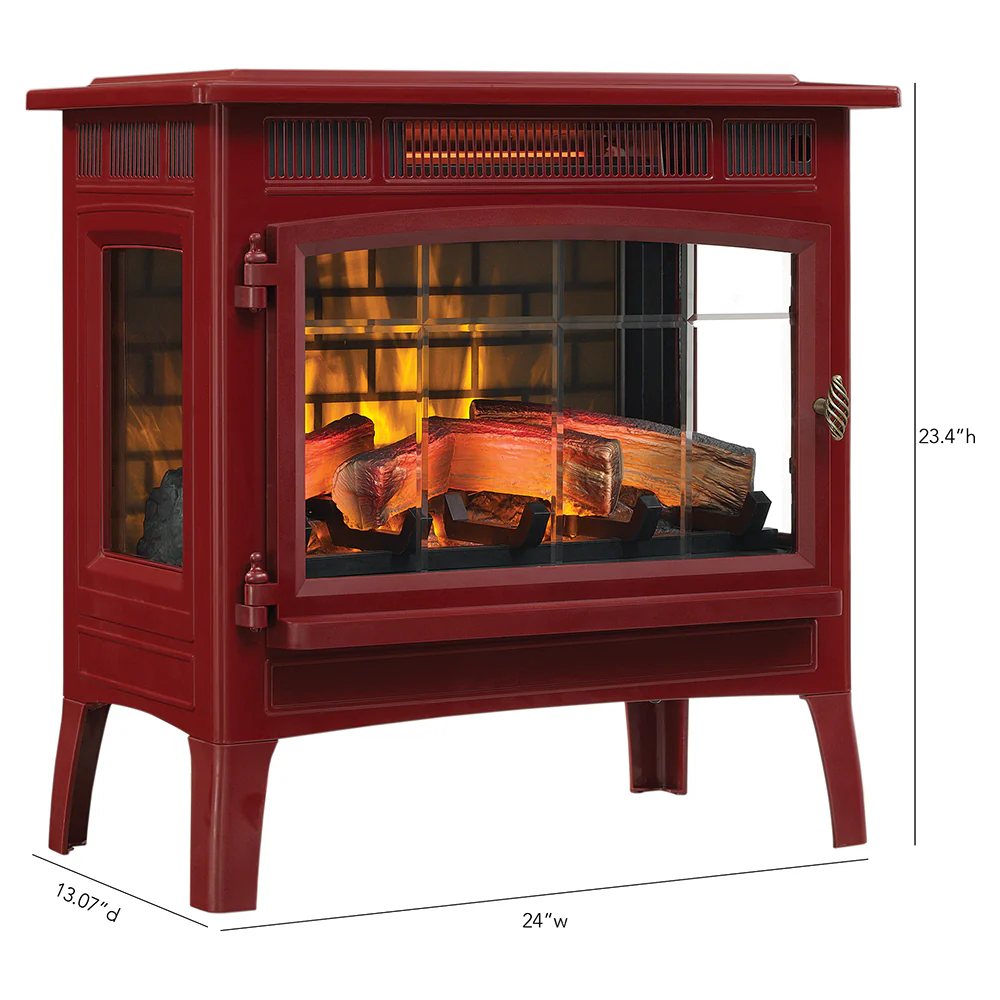 2026 Duraflame 3D Cinnamon Infrared Electric Fireplace Stove with Remote Control - DFI-5010-03