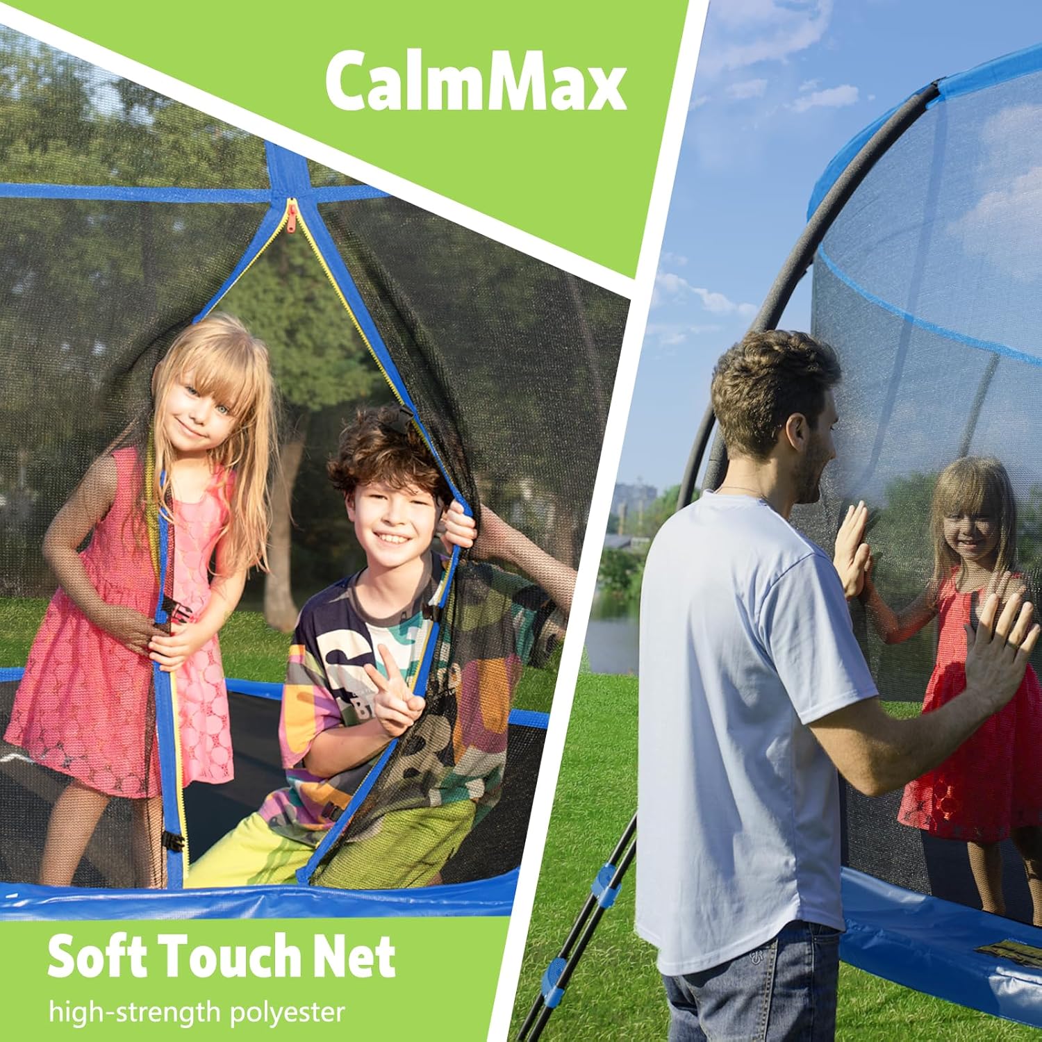 14Ft Trampoline with Safety Enclosure & Ladder