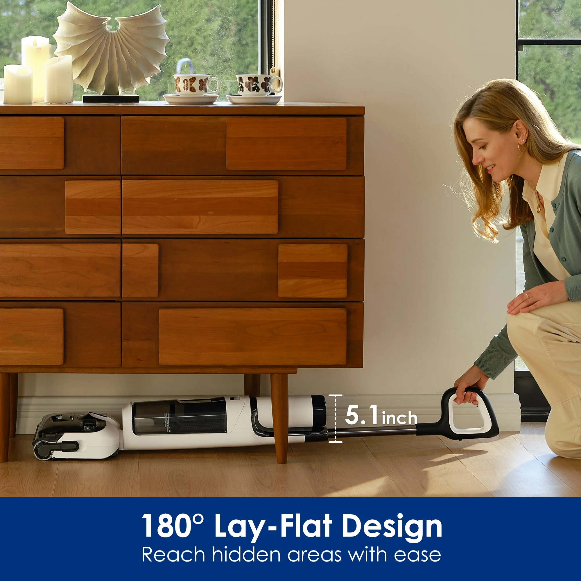 2026 Tineco Stretch S6 Lay-Flat Cordless Cleaner with HyperStretch Technology & Flashdry Self-Cleaning