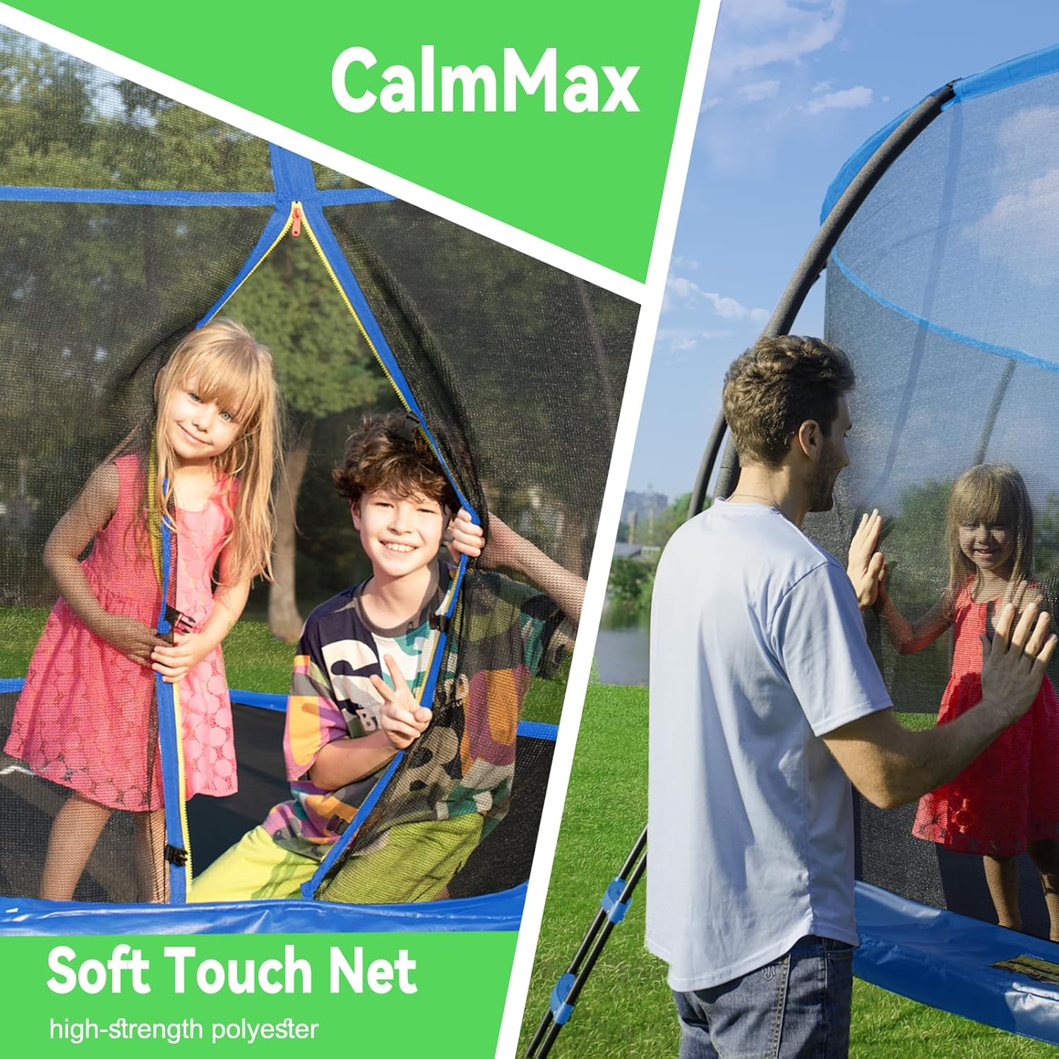 14Ft Trampoline with Safety Enclosure & Ladder