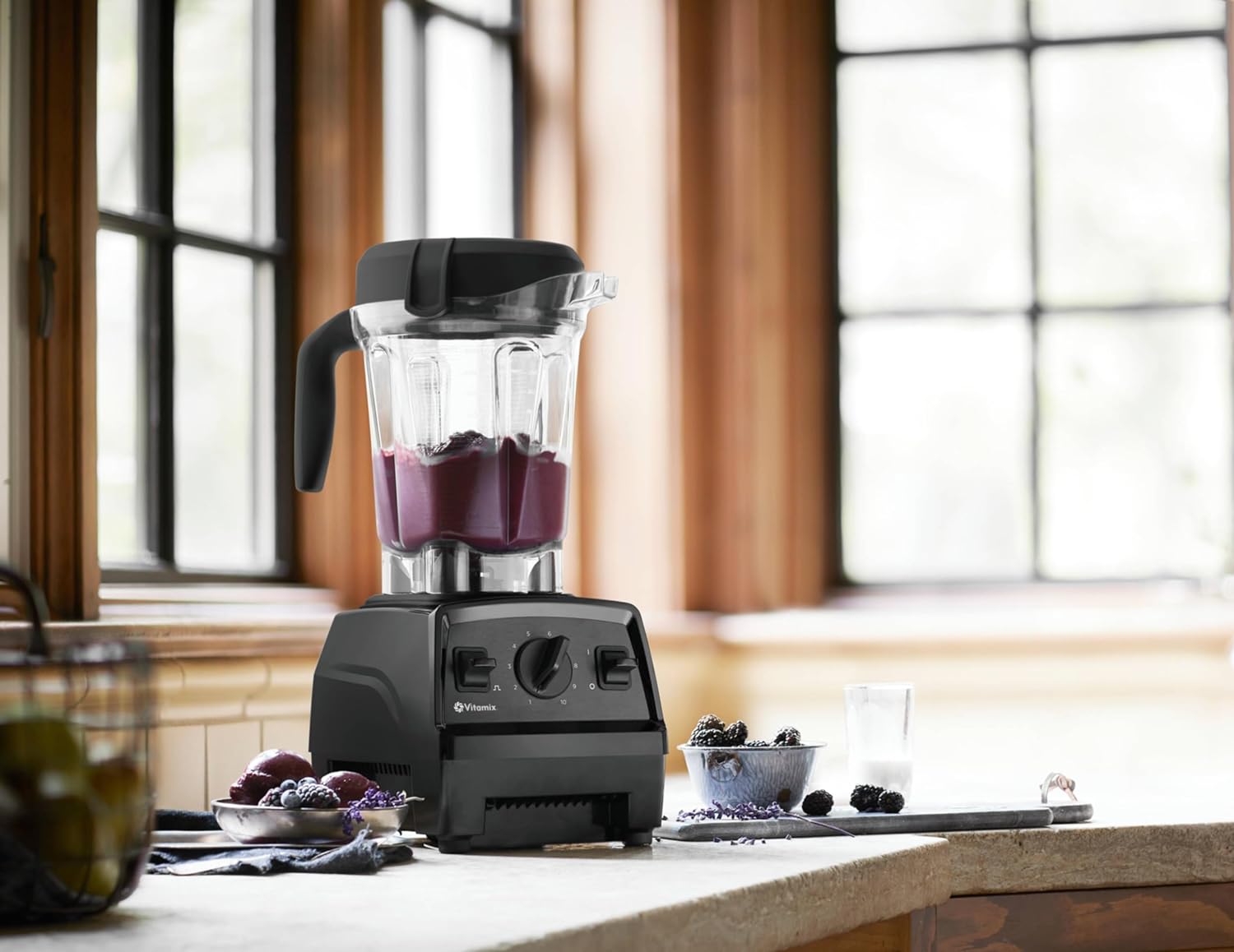 Explorian Blender 64 Oz Low-Profile Container Black