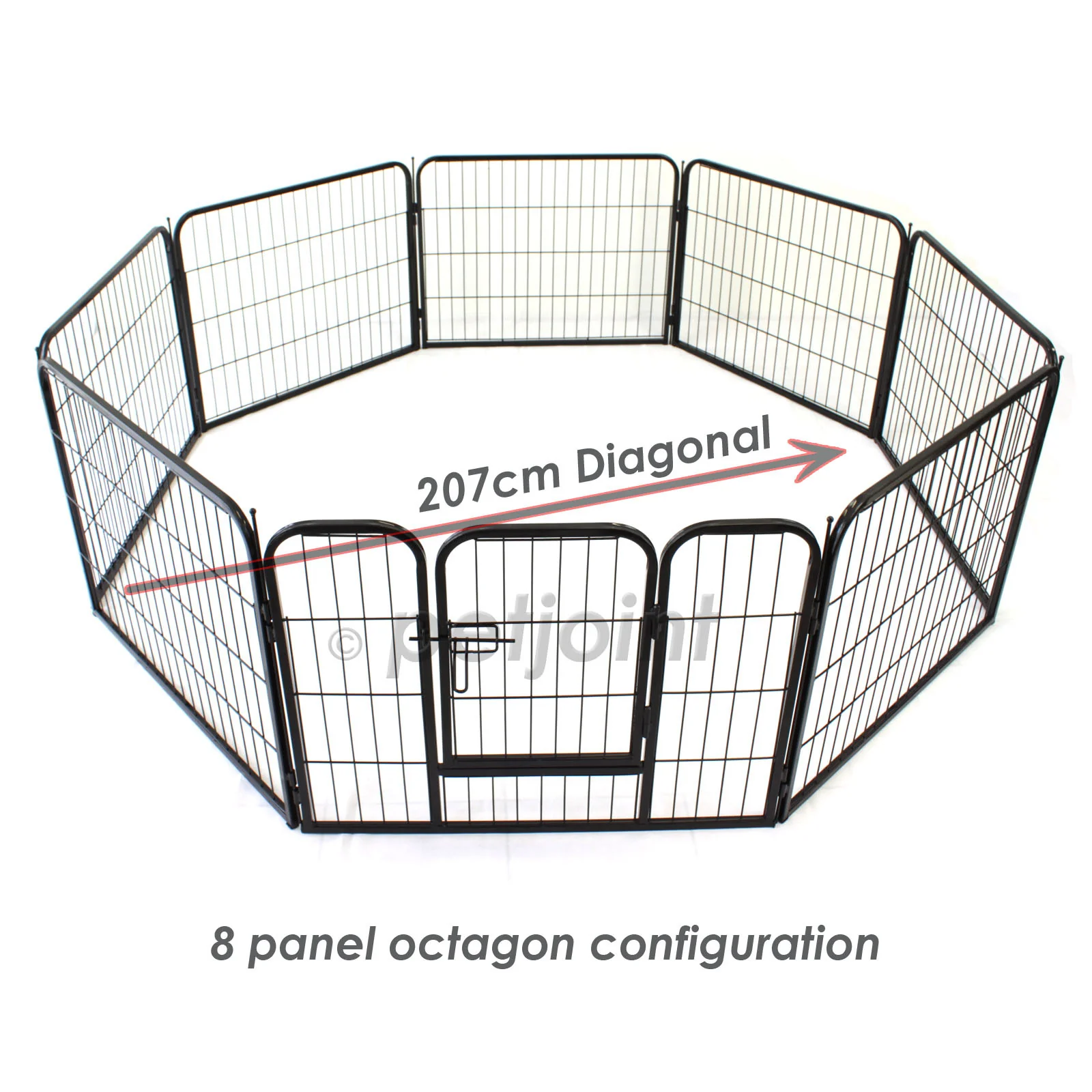 XL Extra Large Pet Enclosure Playpen Heavy Duty Fence 8 Panels / Gate