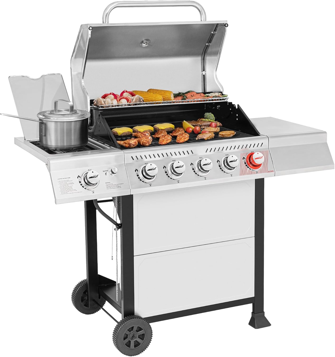 Ga5401T 5-Burner Propane Gas Grill with Sear Burner