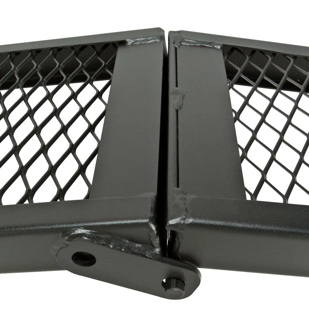90in Black Steel Dual Runner Folding ATV Ramps