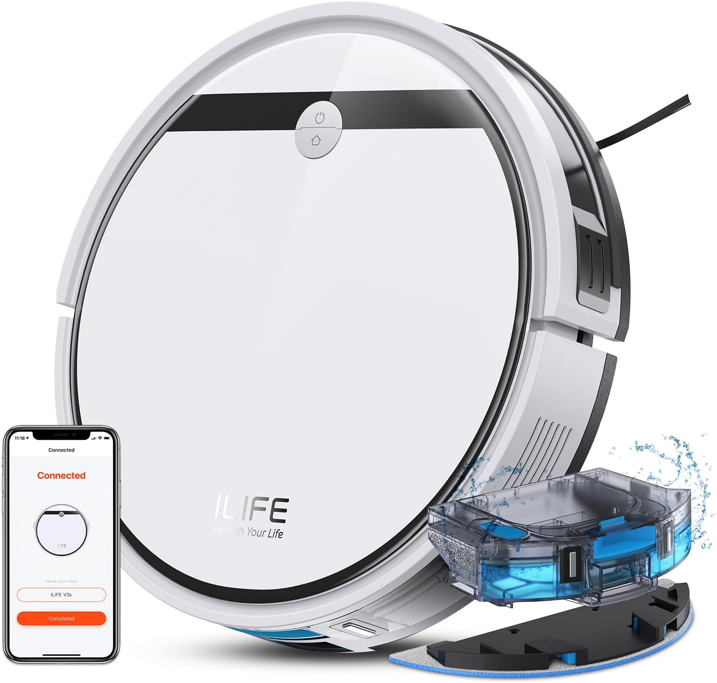 A30 Pro Robot Vacuum and Mop with Self-Emptying Station