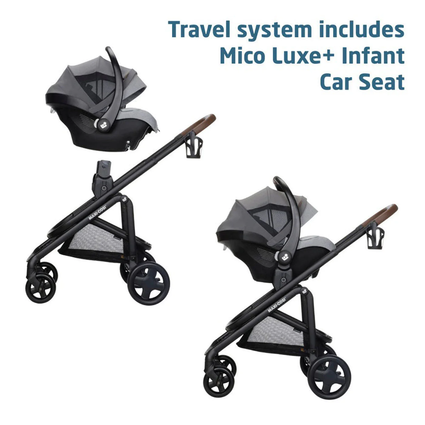 2026 Tayla Max 5-in-1 Modular Travel System – Versatile Stroller & Mico Luxe+ Infant Car Seat Combo