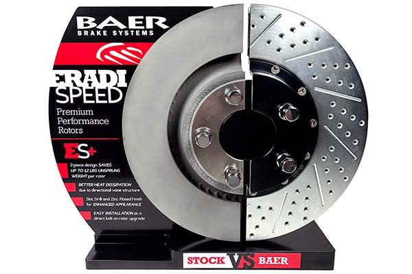 2026 Baer EradiSpeed Rotors EradiSpeed+ Front Pair – 2301066