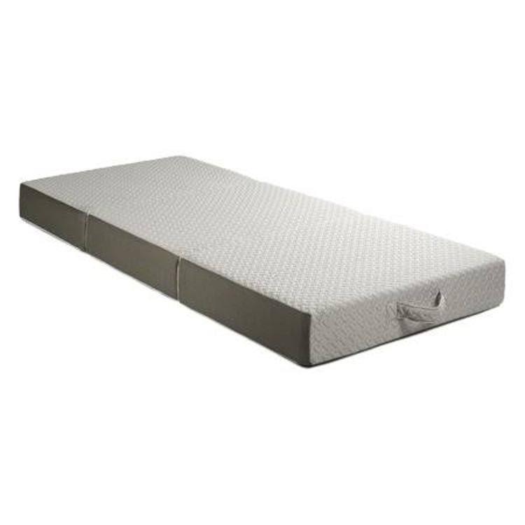 2026 6-Inch Memory Foam Tri Folding Mattress with Ultra Soft Removable Cover and Non-Slip Bottom