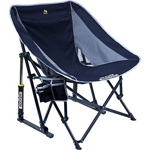 2026 GCI Outdoor Pod Rocker Collapsible Rocking Chair, Indigo Blue