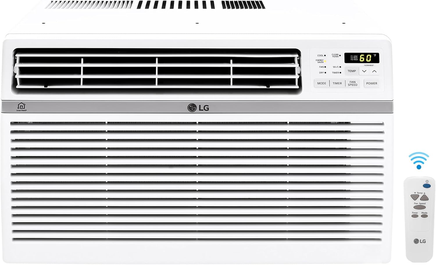 8,000 BTU Window Air Conditioner, Remote & Quiet